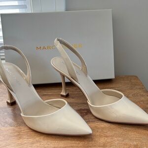 Marc Fisher Beige Slingback Heels